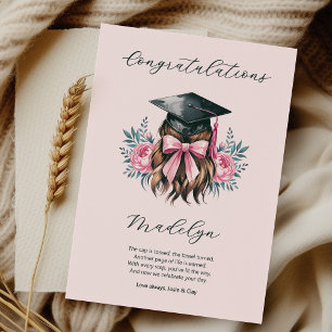Carte Poème de Félicitations pour la Remise des Diplômes
