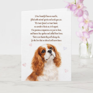 Carte Poème spirituel de sympathie pour Cocker Spaniel
