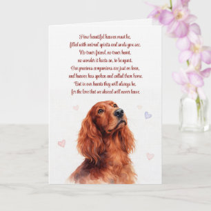 Carte Poème spirituel sur la sympathie pour les chiens S