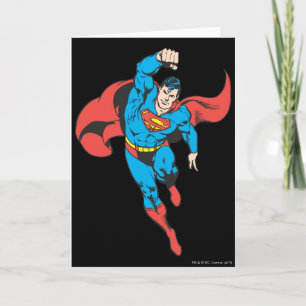 Carte Poing gauche Superman levé