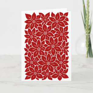 Carte Poinsettia