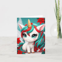 Poinsettia Unicorn