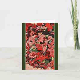 Carte Poinsettias