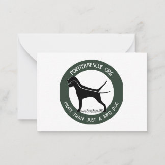 Carte PointerRescue Org Flat Note
