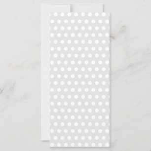 Carte Points blancs sur gris pâle