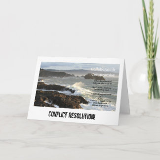 Carte Points clés de résolution de conflit