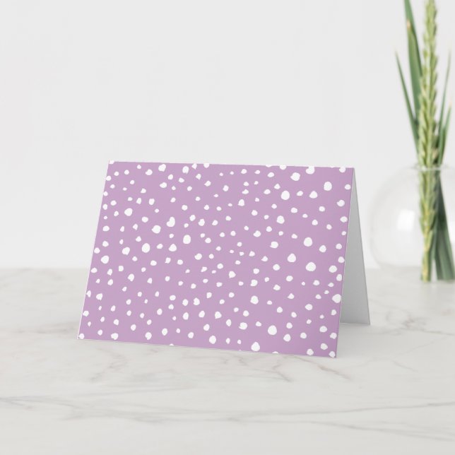 Carte Points Dalmatiens Lilac, Points Dalmatiens, Pots D (Devant)