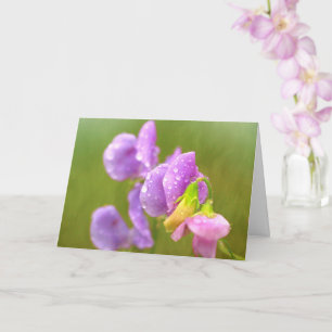 Carte Pois Doux Et Chutes De Pluie Anniversaire