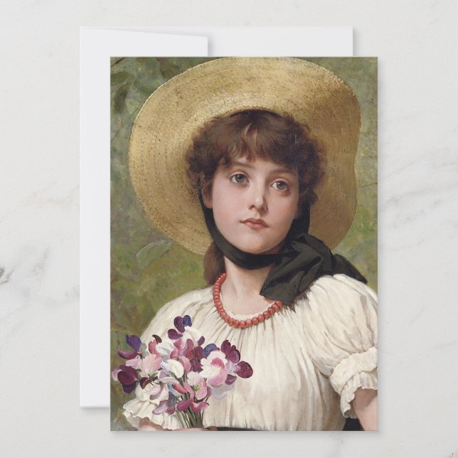 Carte Pois doux | George Dunlop Leslie (Devant)