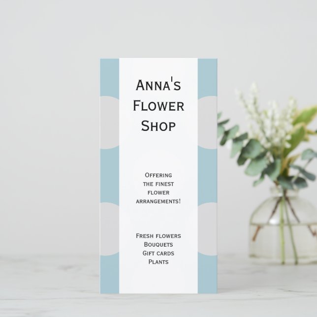 Carte Pois, Motif à points Polka, points, bleu, gris (Debout devant)