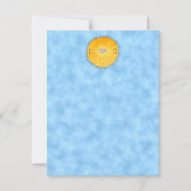 Carte Poisson Porcupine. (Devant)