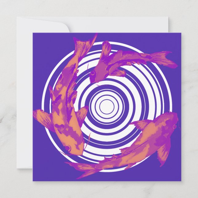 Carte Poisson rouge (Devant)