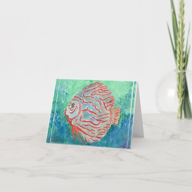 Carte Poisson tropical (Devant)