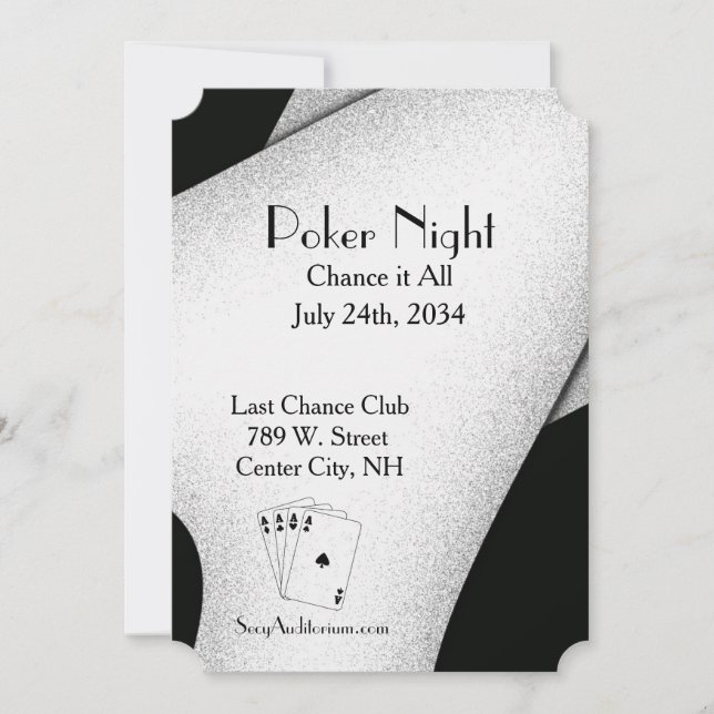 Carte Poker Aces (Devant)