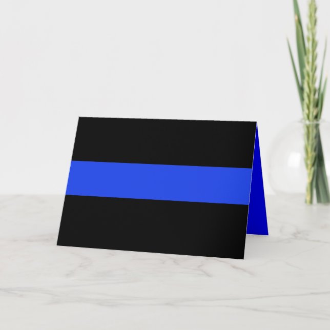 Carte Police mince de Blue Line (Devant)