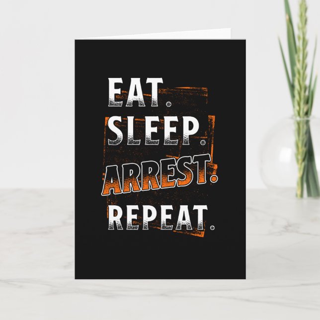 Carte Policier Dit Drôle (Devant)