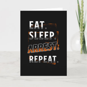 Carte Policier Dit Drôle