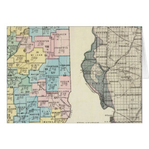Carte politique de l'Illinois