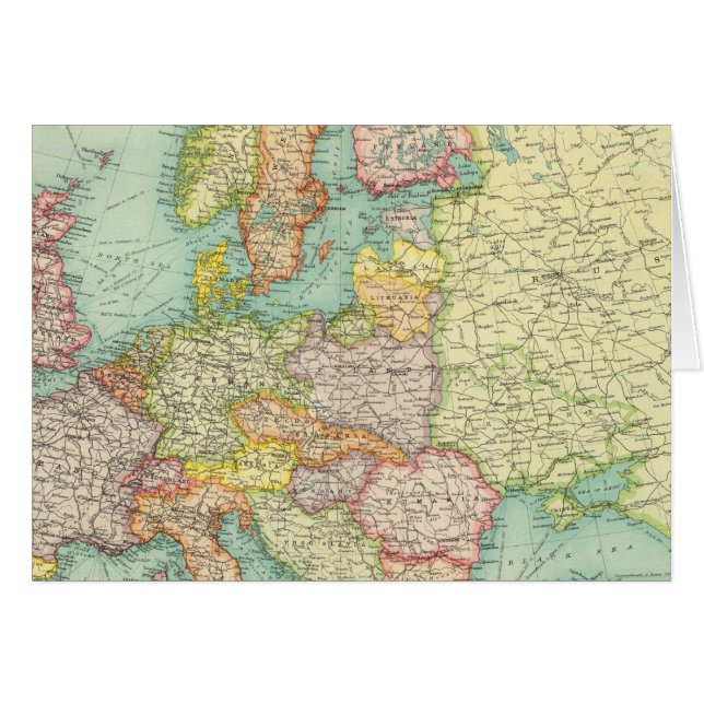 Carte politique européenne (Devant horizontal)