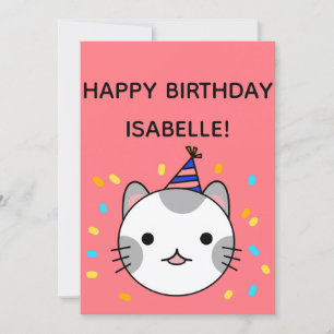 Carte Polka Dot   Bonne fête d'anniversaire