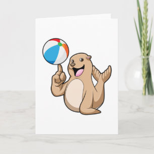 Carte Polo d'eau de phoque