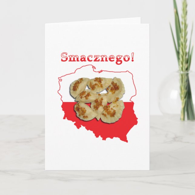 Carte polonaise de Pierogi Smacznego (Devant)