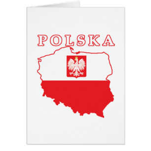 Carte Polska avec aigle