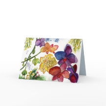 Carte polyvalente de fleur de beauté