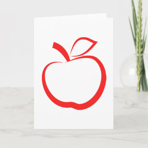 Carte Pomme rouge