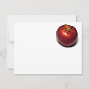 Carte Pomme rouge