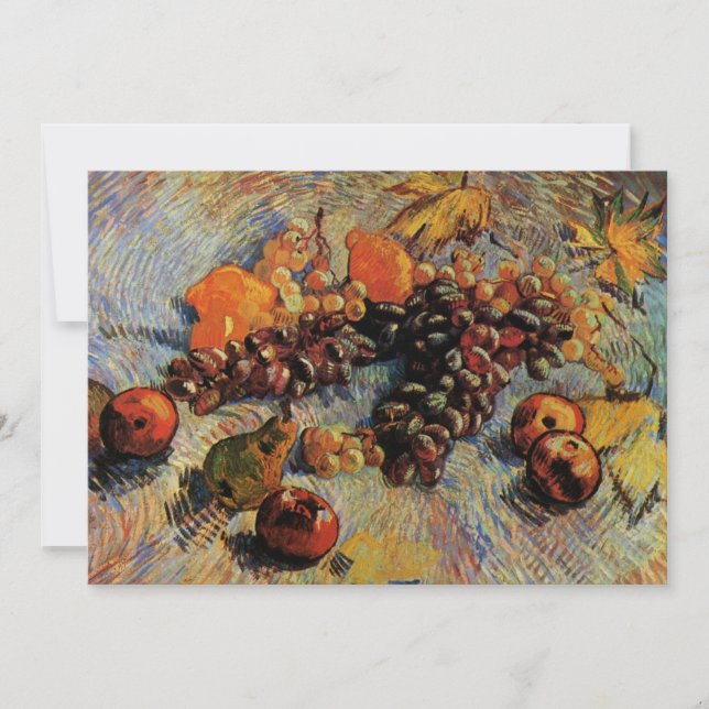 Carte Pommes, poires, citrons, raisins de Vincent van Go (Devant)