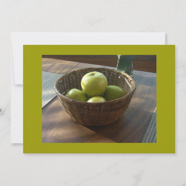 Carte Pommes vertes (Devant)