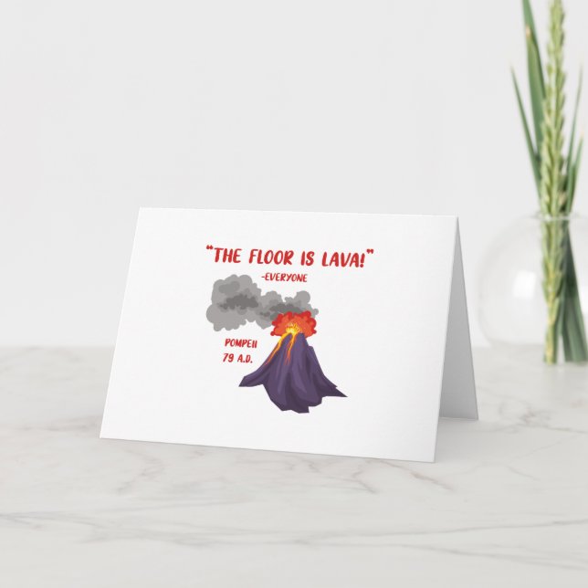 Carte Pompéi Le Sol Est De La Lave (Devant)