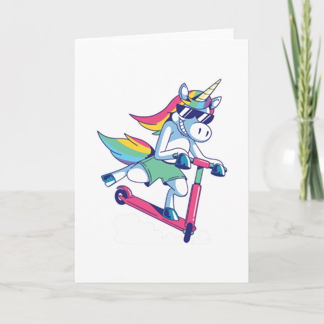 CARTE POMPIER LICORNE MIGNON (Devant)
