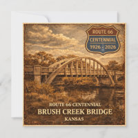 Pont de Brush Creek de la Route 66 Centenaire
