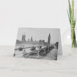 Carte Pont de Westminster et les Chambres de