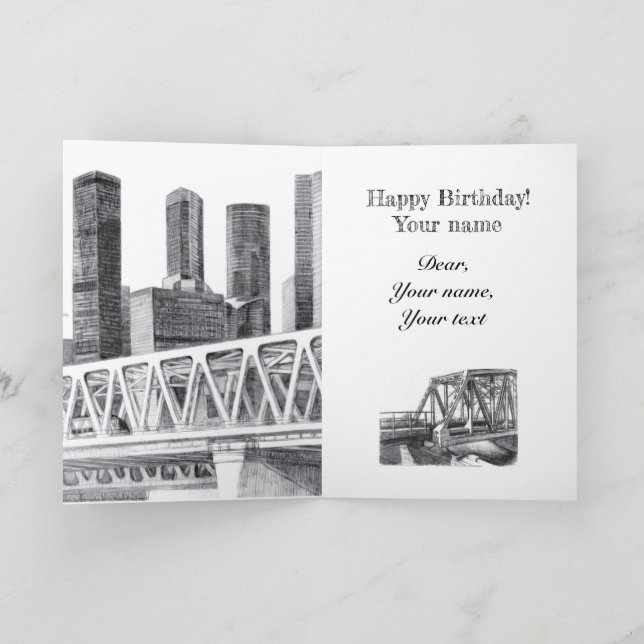 Carte Pont du métro (Intérieur)