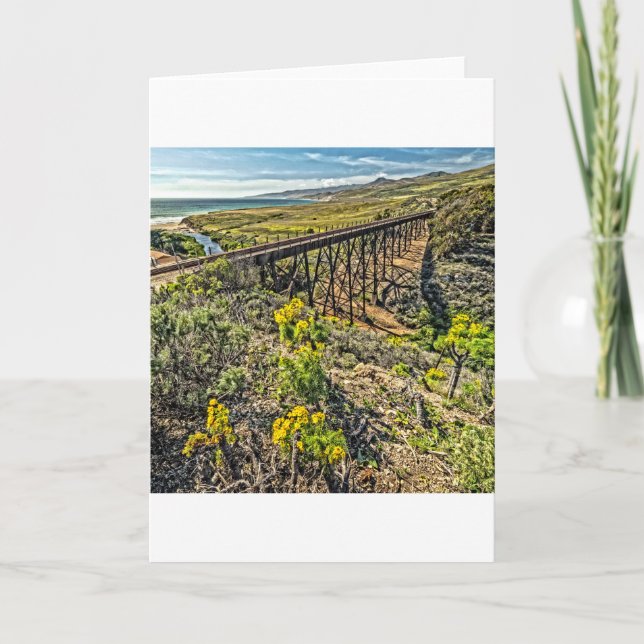 Carte Pont ferroviaire à Jalama Beach (Devant)