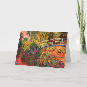 Carte Pont japonais CLAUDE MONET