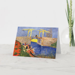 Carte Pont Langlois à Arles par Vincent van Gogh