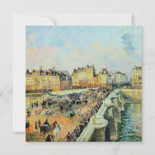 Carte Pont Neuf, Après-midi, Sunlight Camille Pissarro