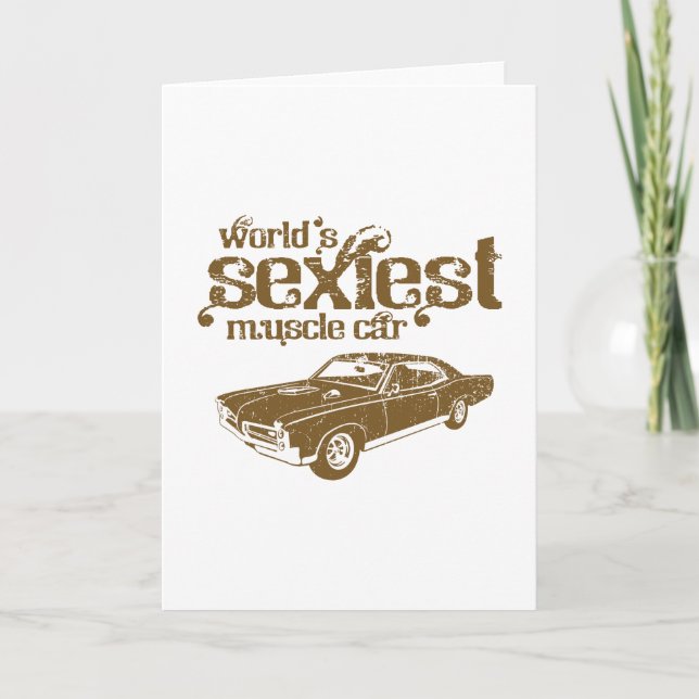 Carte Pontiac 1967 GTO (Devant)