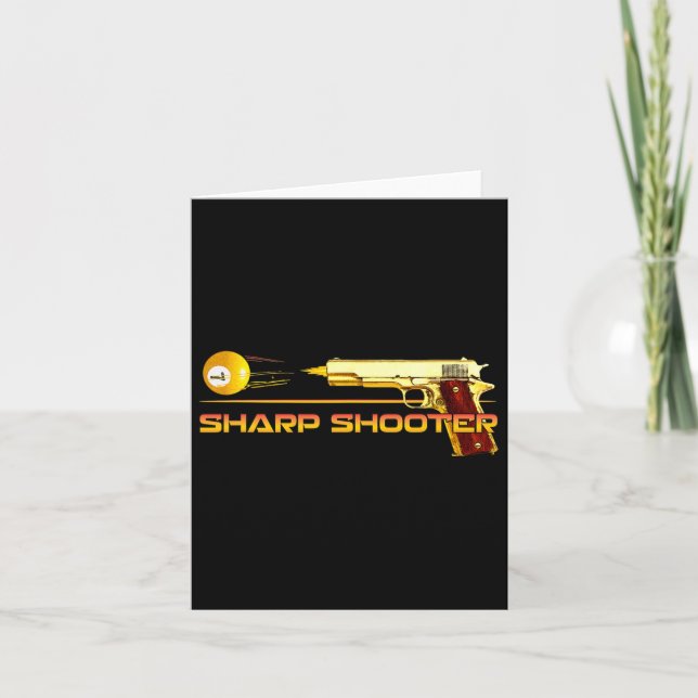 Carte Pool Ll Sharp Shop Billiards Gun Jaune (Devant)