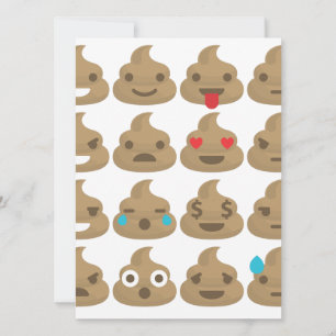 Carte poop emojis