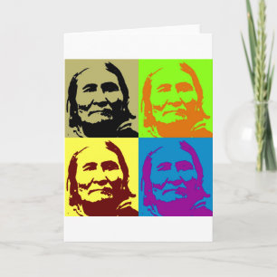 Carte Pop Art Freedom Fighter Geronimo