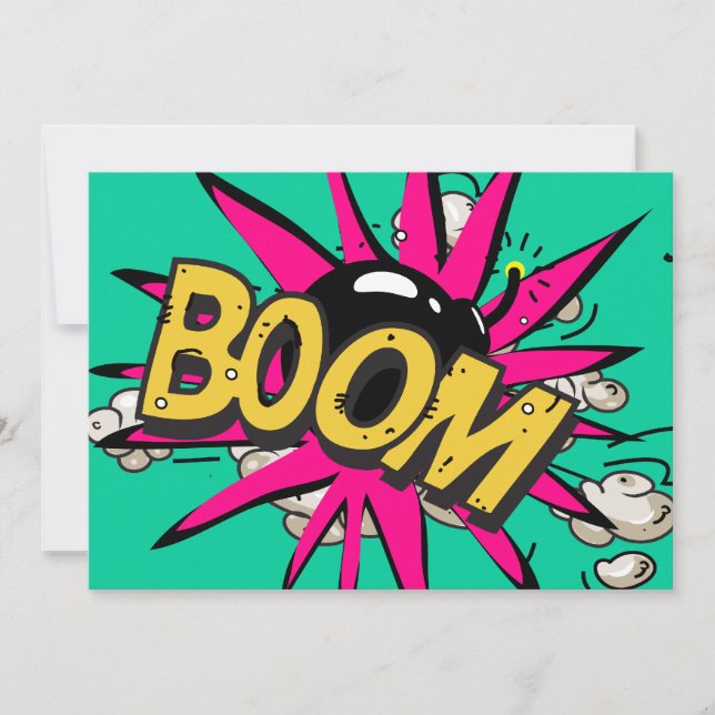 Carte pop, BOUM ! (Devant)