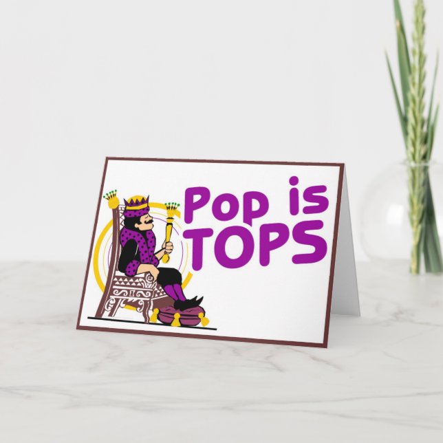 Carte Pop est top (Devant)