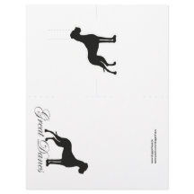 Carte pop spéciale Great Dane
