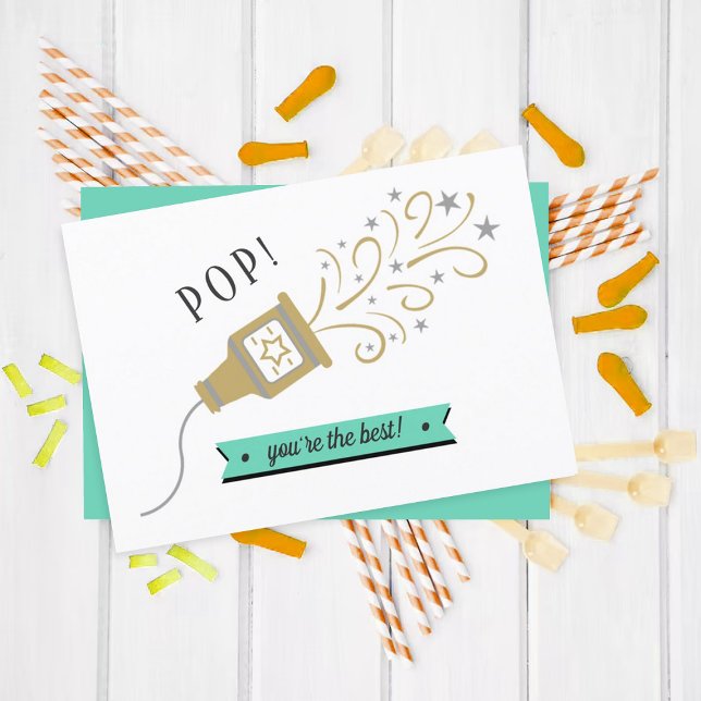 Carte Pop, tu es le meilleur ! Fête des pères Whimsy Pop (Créateur téléchargé)