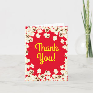 Carte Popcorn Anniversaire de la fête du cinéma